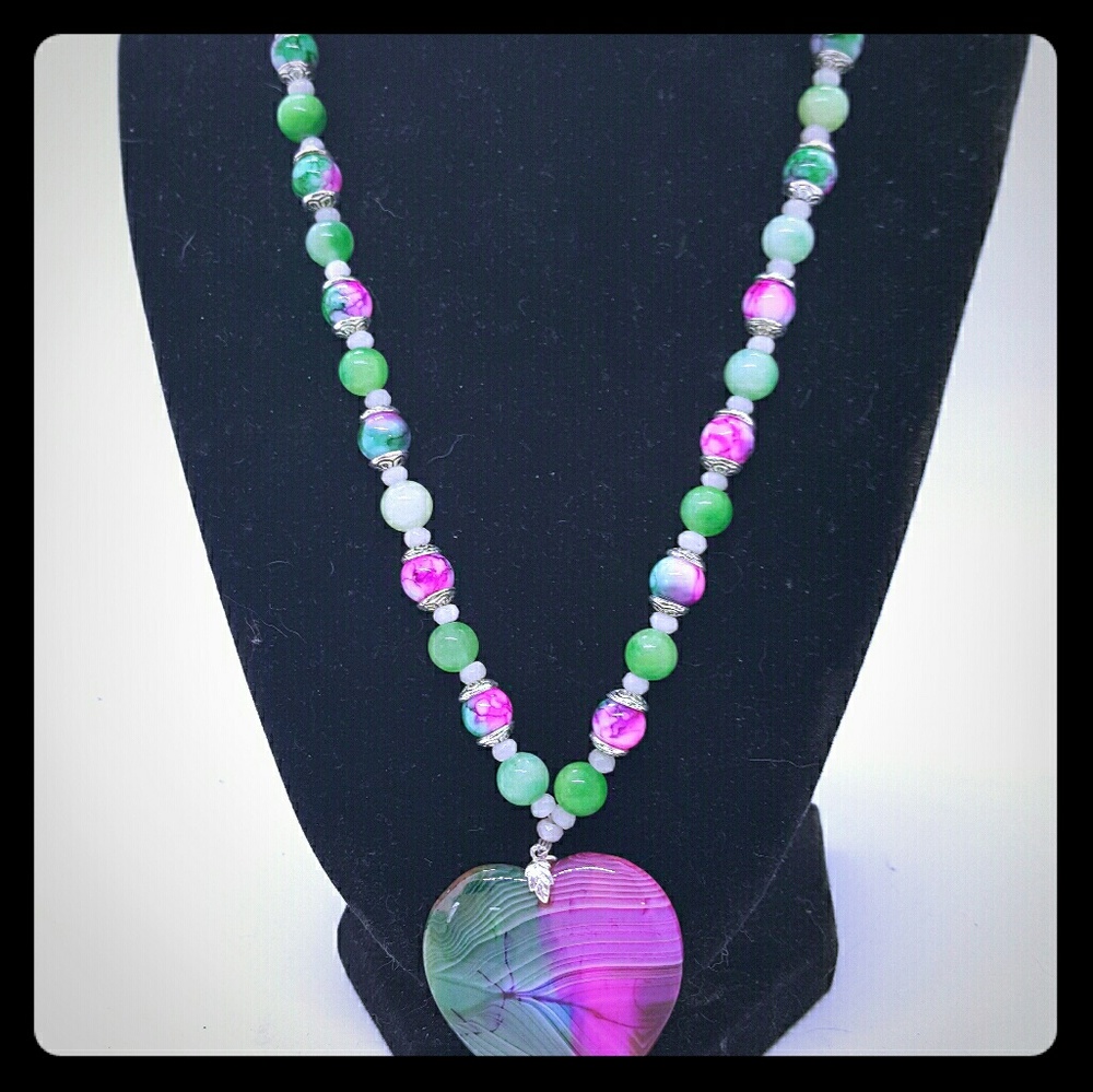 Gemstone necklace